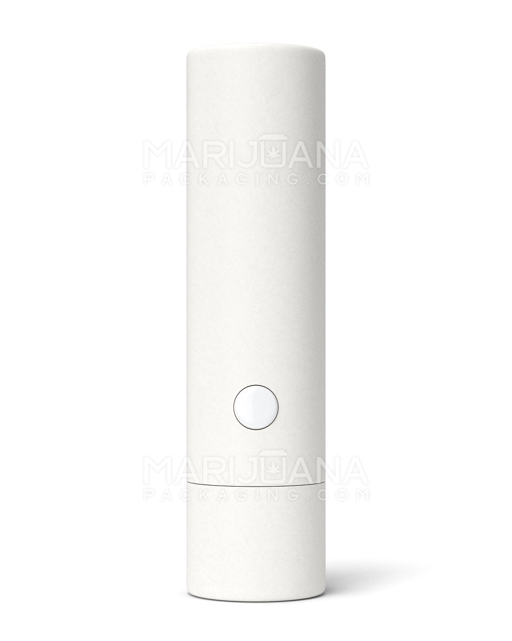 Child Resistant & Sustainable 100% Recyclable Cardboard Vape Cartridge Tube w/ Press Button | 95mm - White | Sample