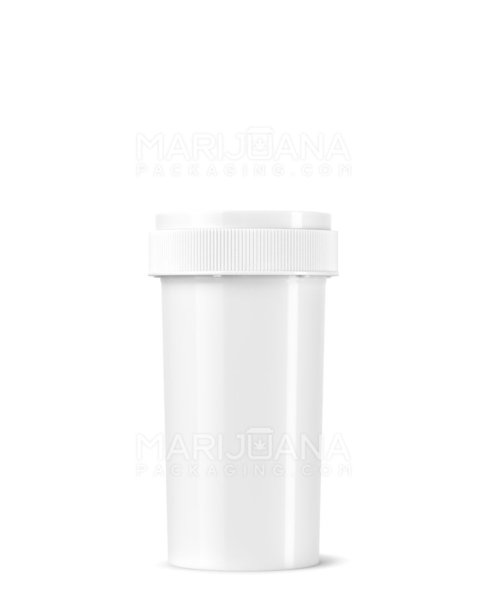 Child Resistant Opaque White Reversible Cap Vials | 40dr - 10g | Sample