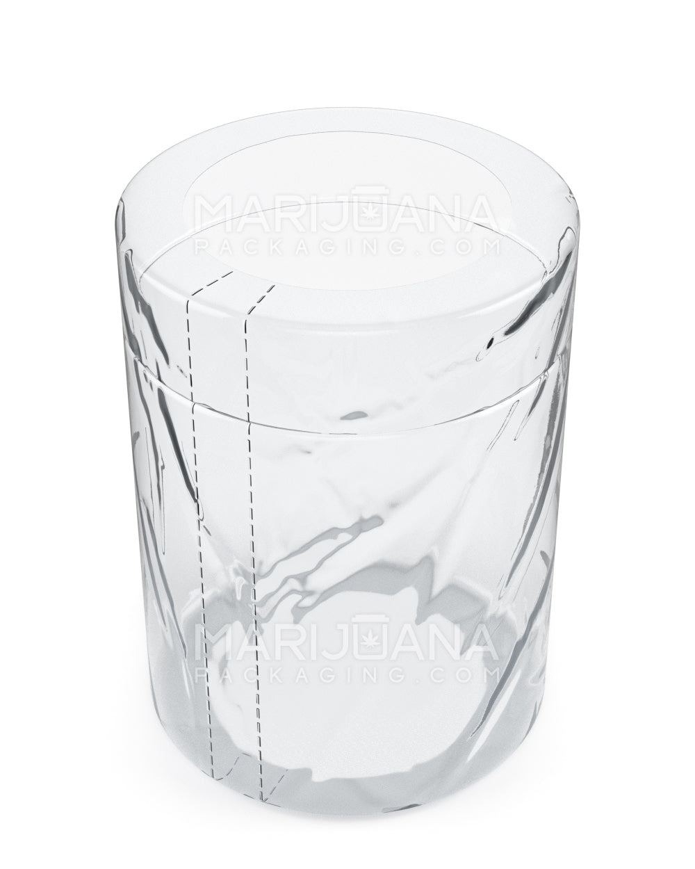 Tamper Evident Heat Seal PVC Shrink Bands | 140mm x 140mm - Clear Plastic - Sample