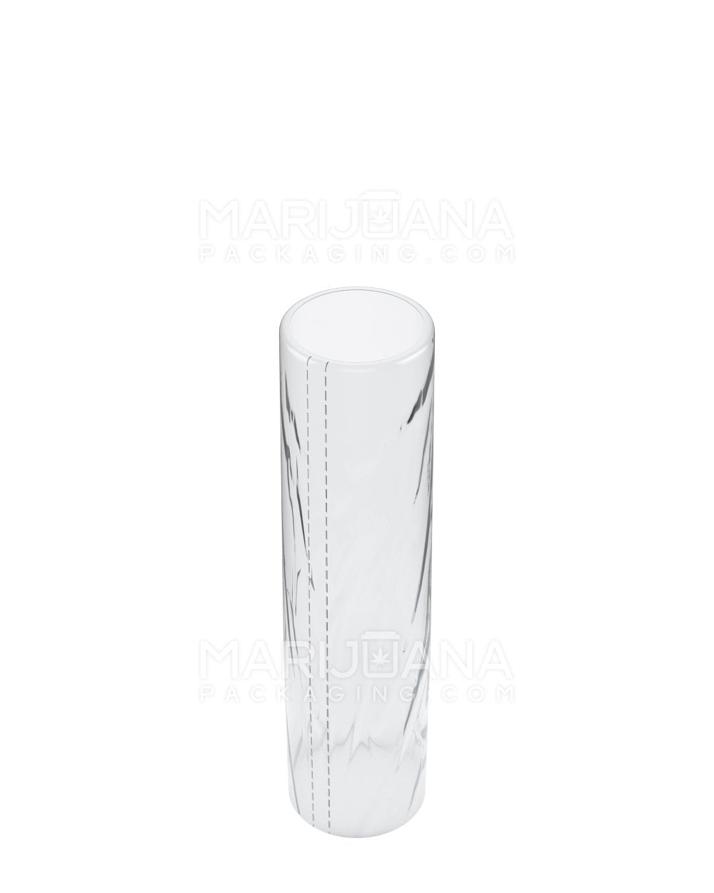 Tamper Evident Heat Seal PVC Shrink Bands for Tubes | 35mm x 82mm - Clear Plastic - Sample