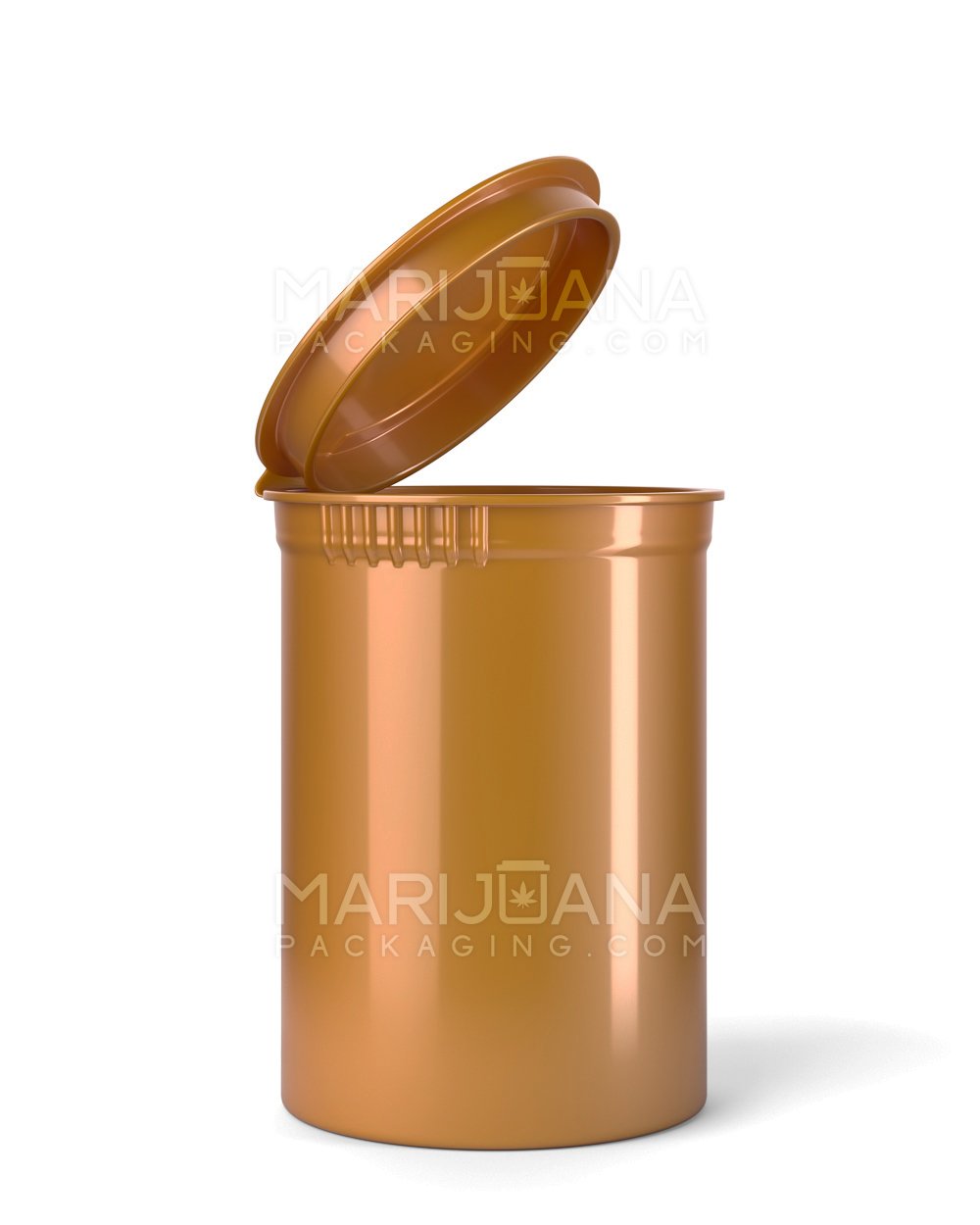 Child Resistant Opaque Gold Pop Top Bottles | 30dr - 7g | Sample