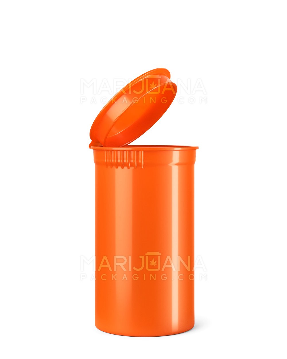 Child Resistant Opaque Mango Pop Top Bottles | 19dr - 3.5g | Sample