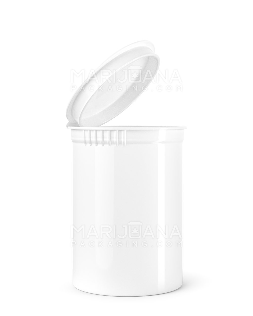 Child Resistant Opaque White Pop Top Bottles | 30dr - 7g | Sample