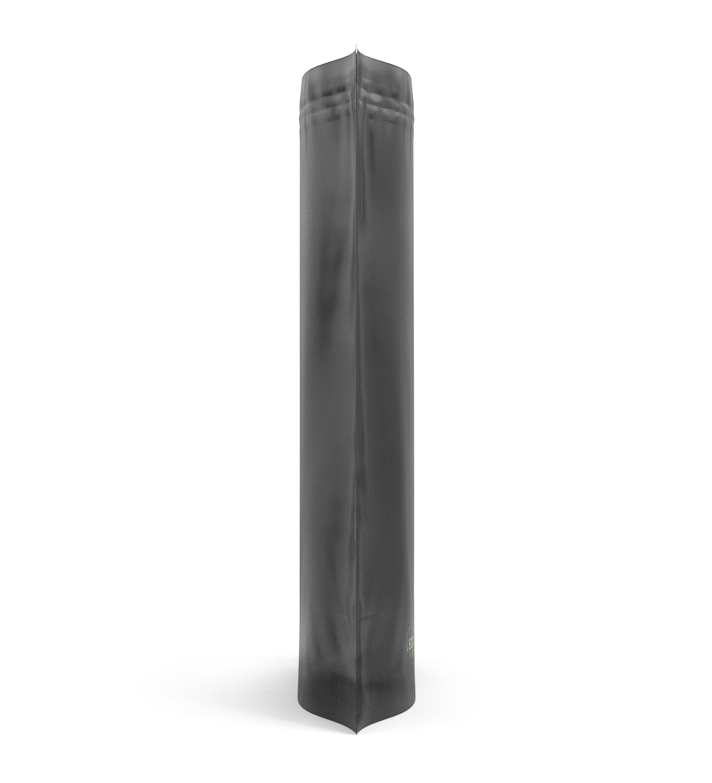 Tamper Evident | Matte Black Mylar PCR Bags (No Tear Notch) | 14.6in x 16.4in - 448g - 100 Count