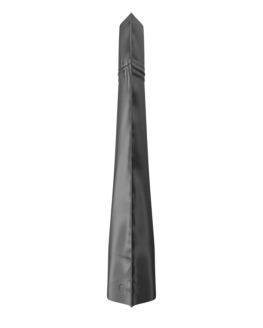 Tamper Evident | Matte Black Mylar Bags (No Tear Notch) | 6in x 9.3in - 28g - 1000 Count