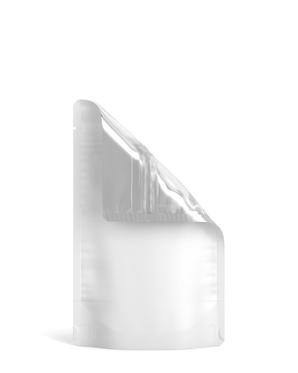 Tamper Evident | Matte White Vista Mylar Bags (Tear Notch) | 4in x 6.5in - 7g - 1000 Count