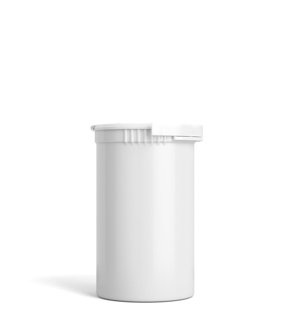 Child Resistant & Tamper Evident | Opaque White Pop Top PCR Bottles | 19dr - 3.5g - 256 Count