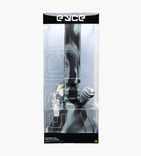 Eyce | Straight Neck Platinum-Cure Silicone Beaker Water Pipe | 12in Tall - 14mm Bowl - Assorted - 3