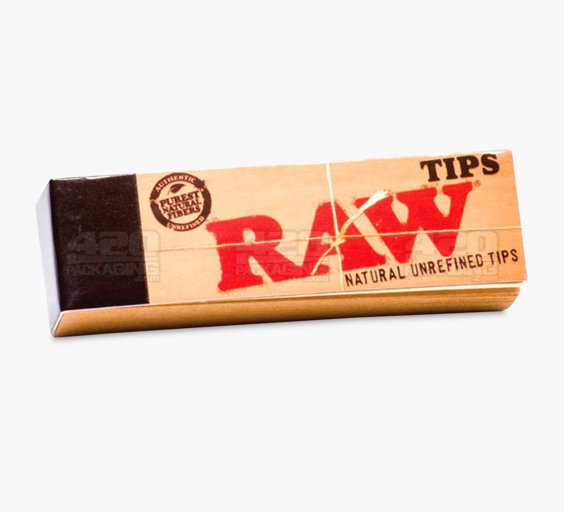  Raw Natural Paper Tips, Brown, Pack of 50 : Health