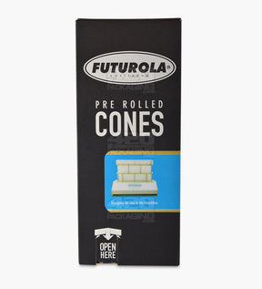 Futurola 109mm King Size Pre Rolled Brown Paper Cones 800/Box - 2