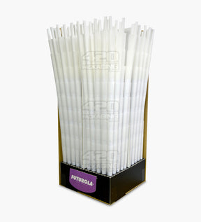 Futurola 98mm Slim Size Classic White Pre Rolled Paper Cones 800/Box - 3