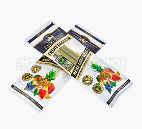 King Palm Fruit Passion Natural Leaf Mini Rolls Blunt Wraps Fruit Passion 20/Box - 3