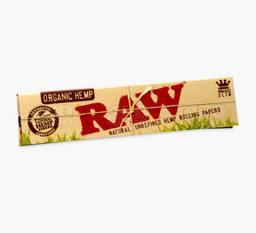 RAW King Size Slim Organic Hemp Rolling Papers 50/Box - 3