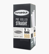 Futurola Dutch 84mm 1 1/4 Size Straight Pre Rolled Paper Cones 900/Box - 1