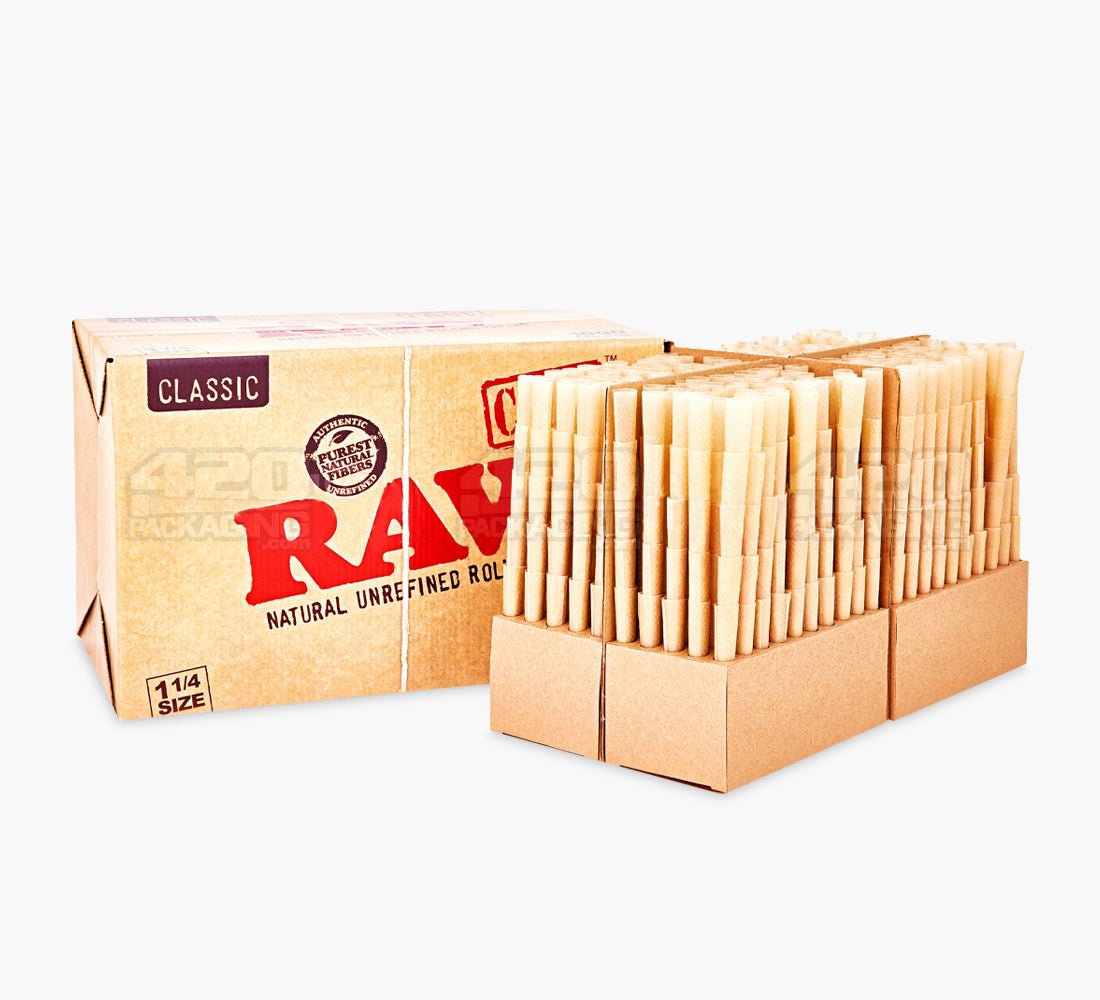 RAW Classic Cones Prerolled 6 Pack 1 1/4 Size