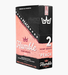 Humble Peach 108mm Natural Hemp Paper Wraps 25/Box - 4