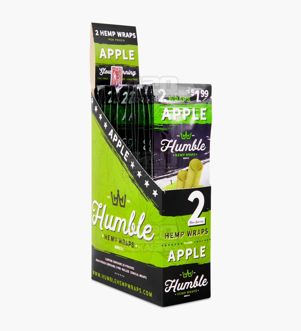 Humble Apple 108mm Natural Hemp Paper Wraps 25/Box - 1