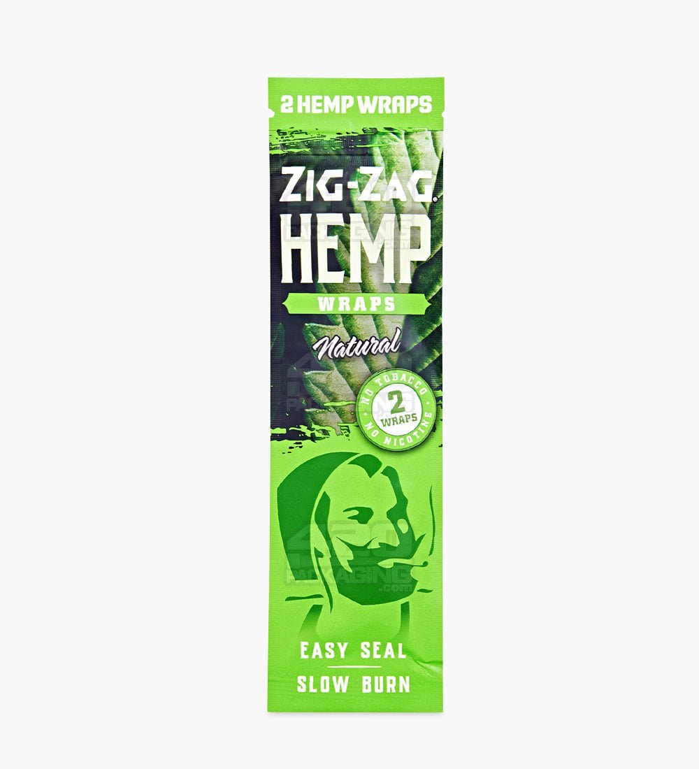 Zig Zag Original Flavor Natural Hemp Wraps 25/Box - 2