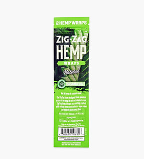 Zig Zag Original Flavor Natural Hemp Wraps 25/Box - 3