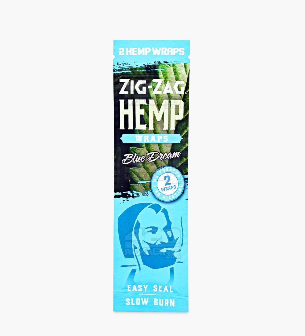 Zig Zag Blue Dream Flavor Natural Hemp Wraps 25/Box - 2