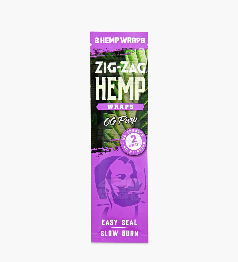 Zig Zag OG Purp Flavor Natural Hemp Wraps 25/Box - 2