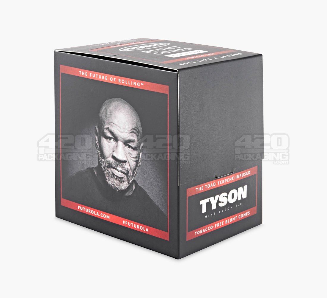 Futurola Tyson Ranch 2.0 "The Toad" 109mm King Size Terpene Infused Pre-Rolled Blunt Paper Cones 12/Box - 8