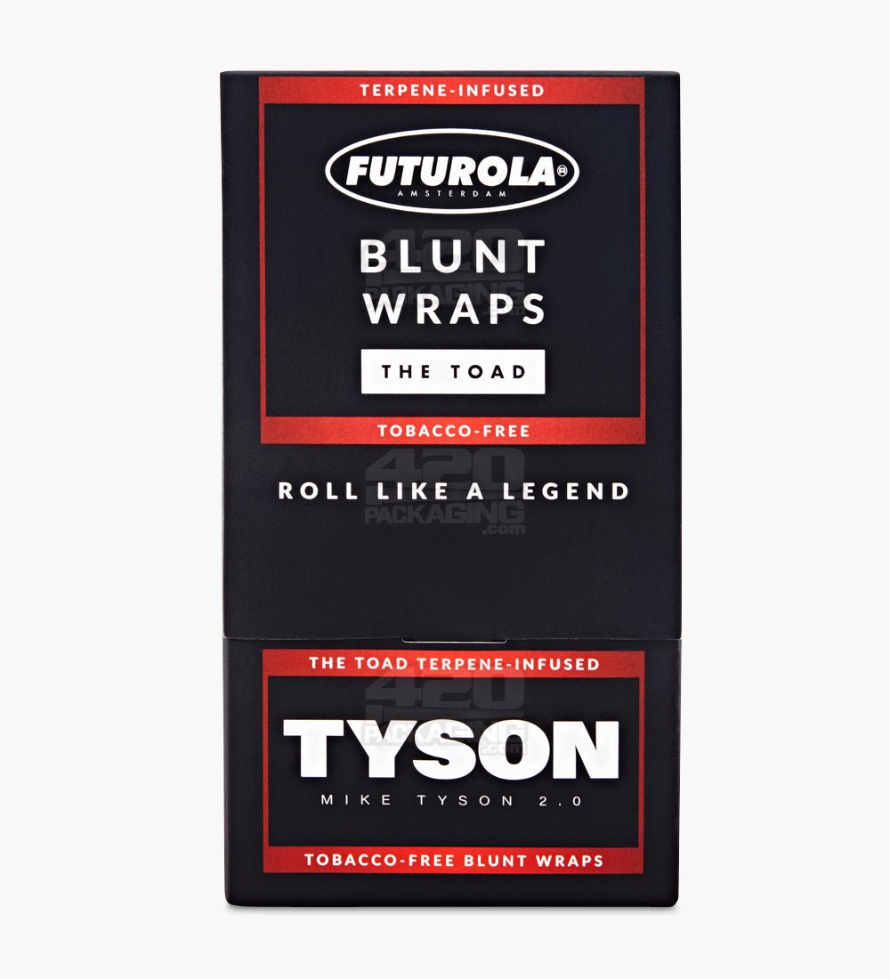 Futurola Tyson Ranch 2.0 "The Toad" 109mm King Size Terpene Infused Blunt Wraps 25/Box - 3