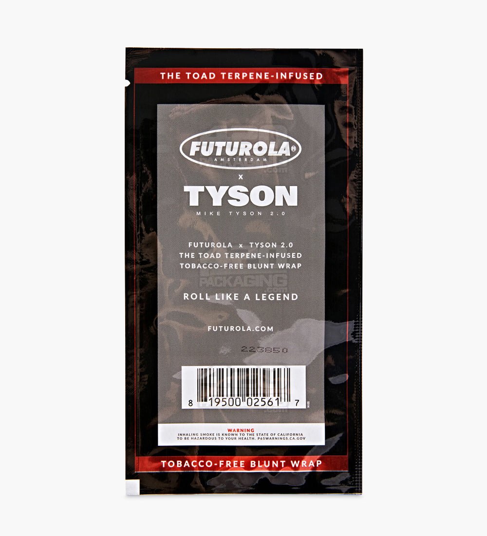 Futurola Tyson Ranch 2.0 "The Toad" 109mm King Size Terpene Infused Blunt Wraps 25/Box - 5