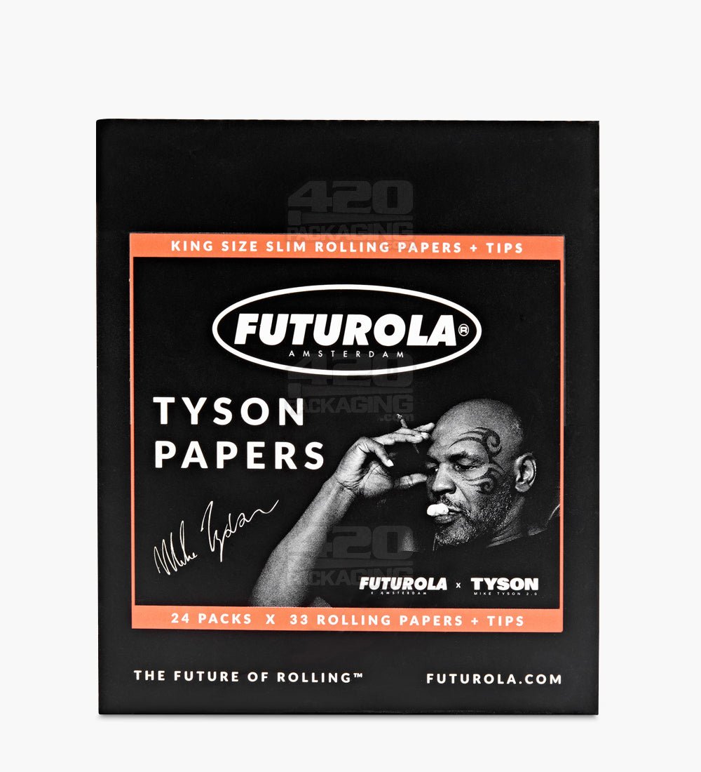 Futurola Tyson Ranch 2.0 109mm King Size Rolling Papers w/ Tips 24/Box - 3