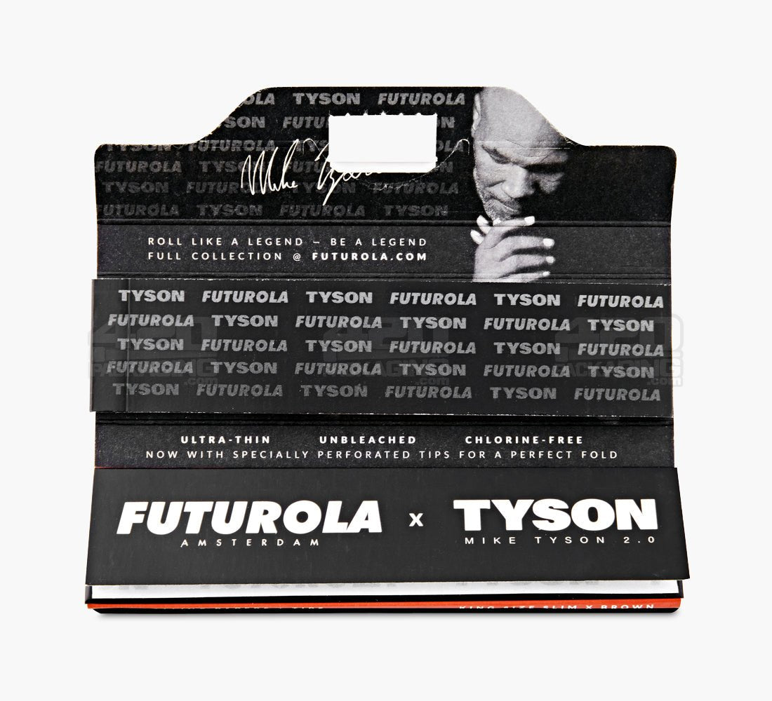 Futurola Tyson Ranch 2.0 109mm King Size Rolling Papers w/ Tips 24/Box - 5