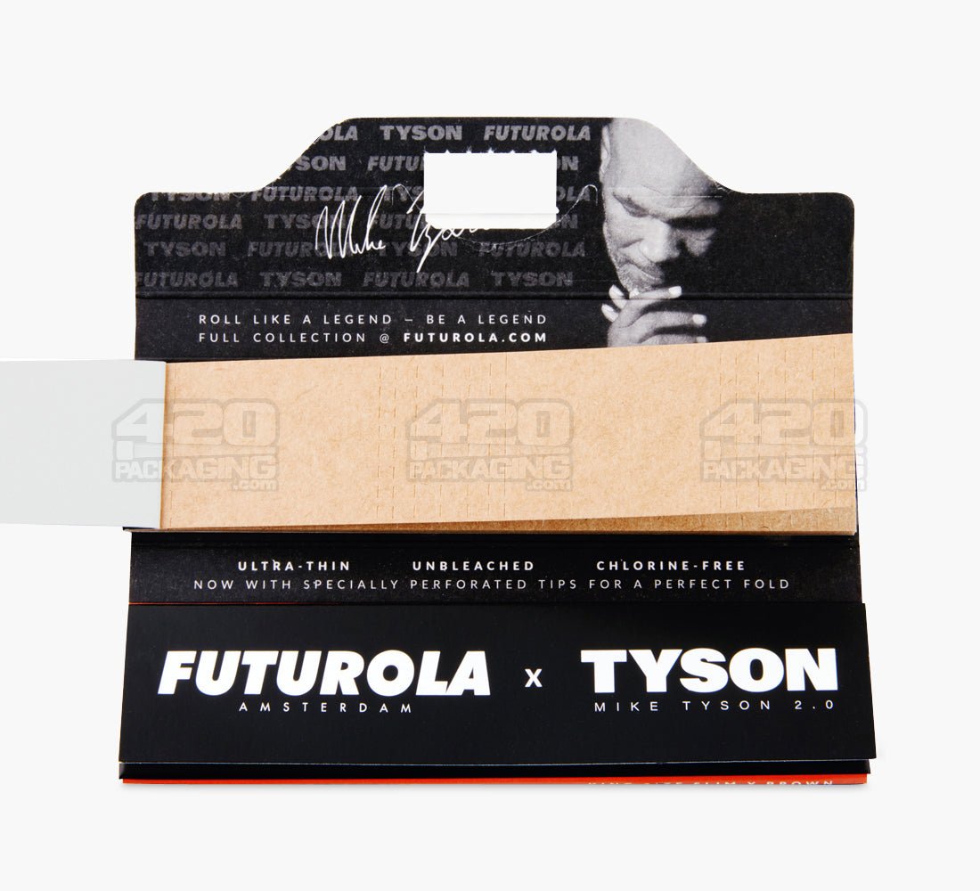 Futurola Tyson Ranch 2.0 109mm King Size Rolling Papers w/ Tips 24/Box - 7