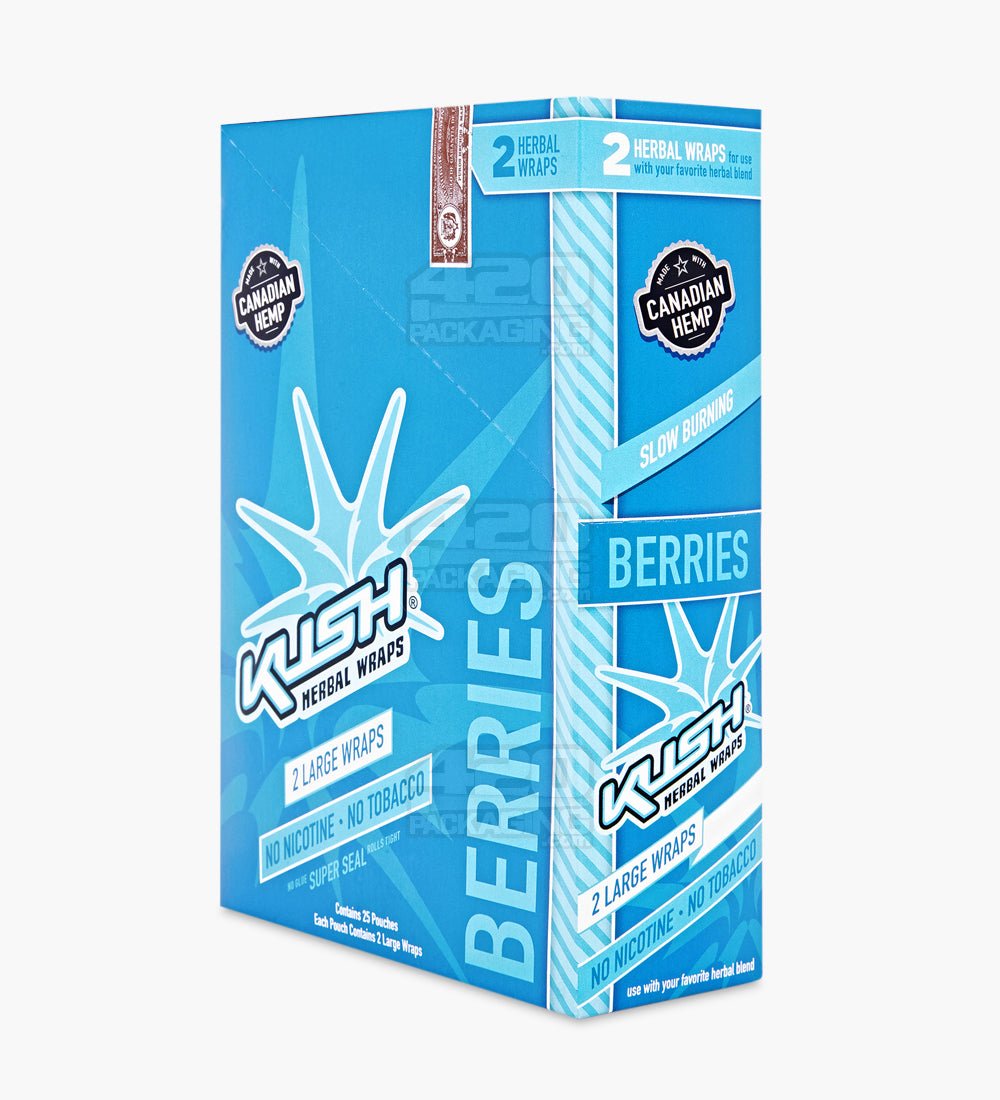 Kush Berries Super Seal Herbal Hemp Wraps 25/Box - 4