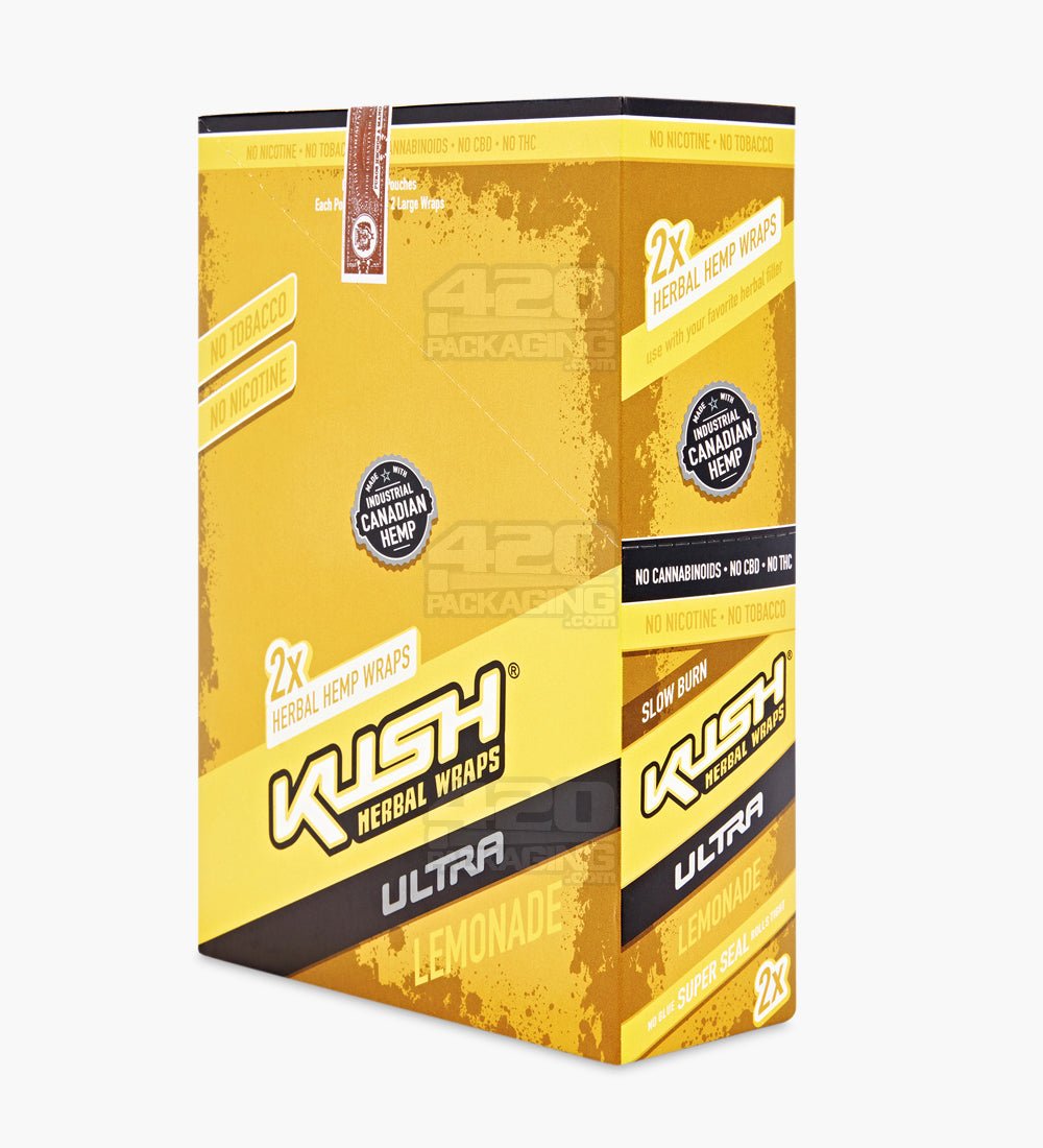 Kush Lemonade Ultra Herbal Hemp Wraps 25/Box - 4