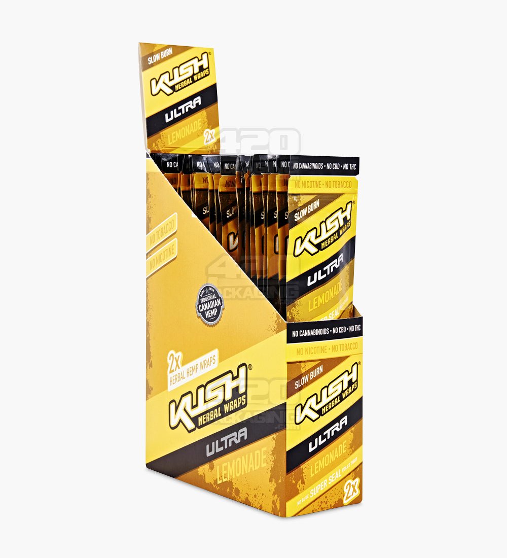 Kush Lemonade Ultra Herbal Hemp Wraps 25/Box - 1