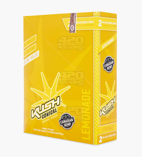 Kush Lemonade Pre Rolled Herbal Hemp Conical Wraps 15/Box - 4