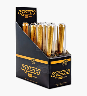 Kush 24K Gold Paper King Size Pre Rolled Cones 8/Box - 1