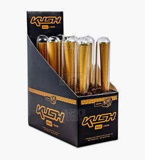Kush 24K Gold Hemp King Size Pre Rolled Cones 8/Box - 1