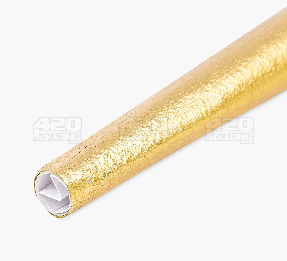 Kush 24K Gold Hemp King Size Pre Rolled Cones 8/Box - 5