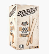 Kush 109mm King Size Organic Hemp Pre Rolled Cones w/ Filter Tip 800/Box - 1