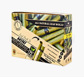 King Palm Original Flavor Natural Mini Leaf Blunt Wraps 20/Box - 2