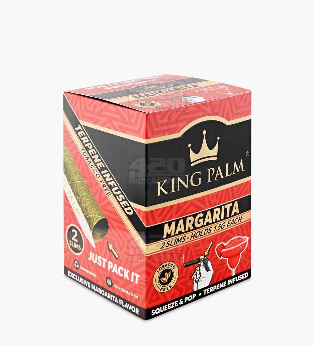 King Palm Margarita Natural Slim Leaf Blunt Wraps 20/Box - 2