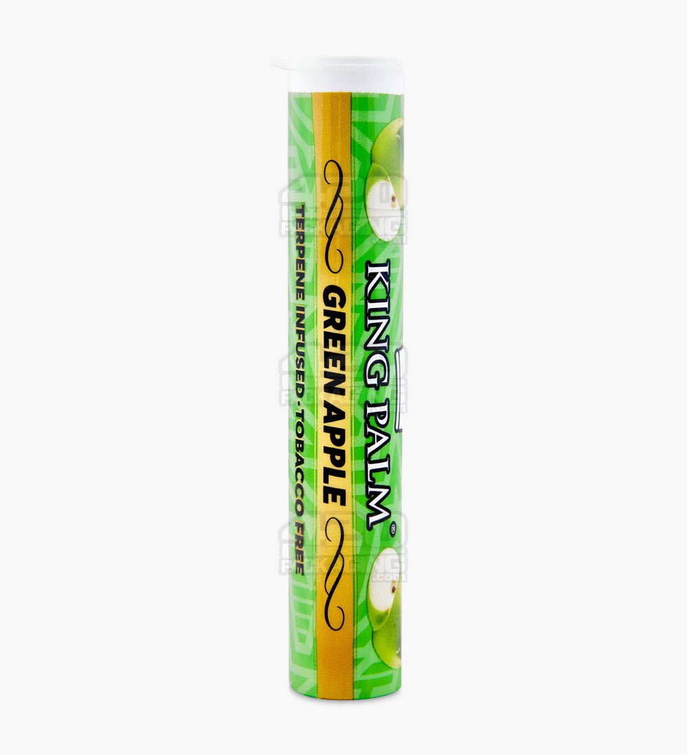 King Palm Green Apple Natural Mini Leaf Tube Wraps 24/Box - 5