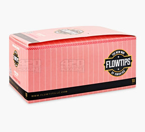 FLOWTIPS 20mm Terpene-Infused Strawberry Milk Filter Tips 10/Box - 2