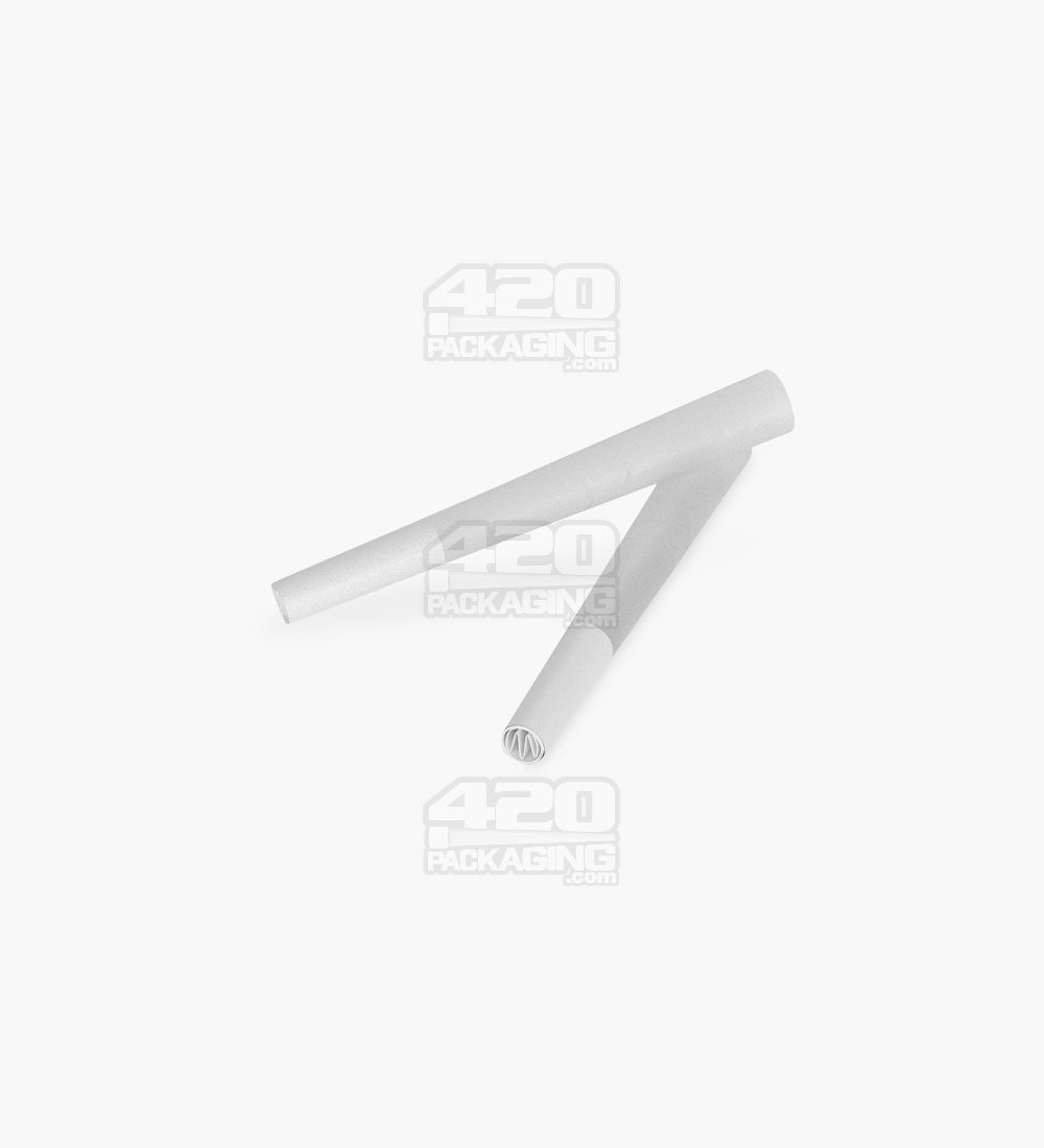 ROL 70mm Dog Walker Size Porcelain White Paper Pre Rolled Cones w/ Filter Tip 1000/Box - 7