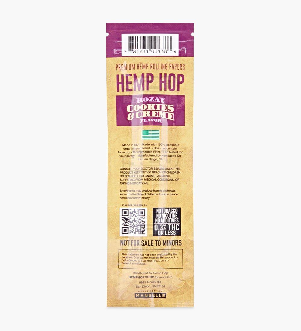 Hemp Hop Rozay Cookies Organic Hemp Blunt Wraps - 25/Box - 3