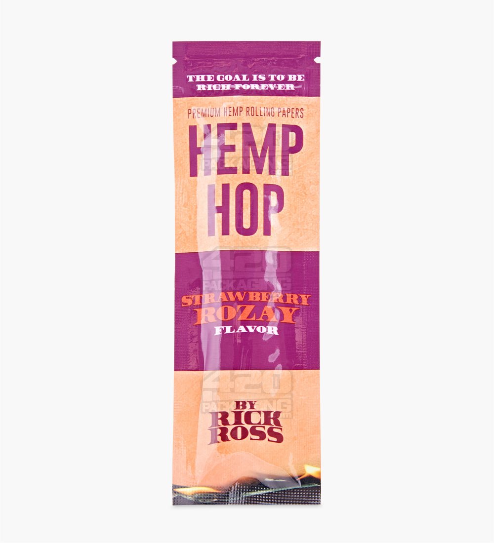 Hemp Hop Rozay Strawberry Organic Hemp Blunt Wraps - 25/Box - 2