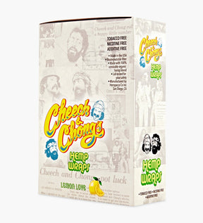 Cheech & Chong's Lemon Love Organic Hemp Blunt Wraps - 25/Box - 6