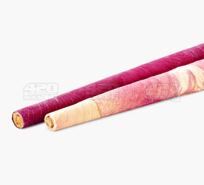 Handmade 109mm King Size Organic Paper Rose Petal Pre Rolled Cones 24/Box - 5
