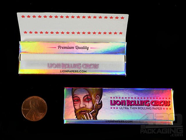 Lion Rolling Circus Ultra Fine 1 1-4" Rolling Papers 25/Box - 2