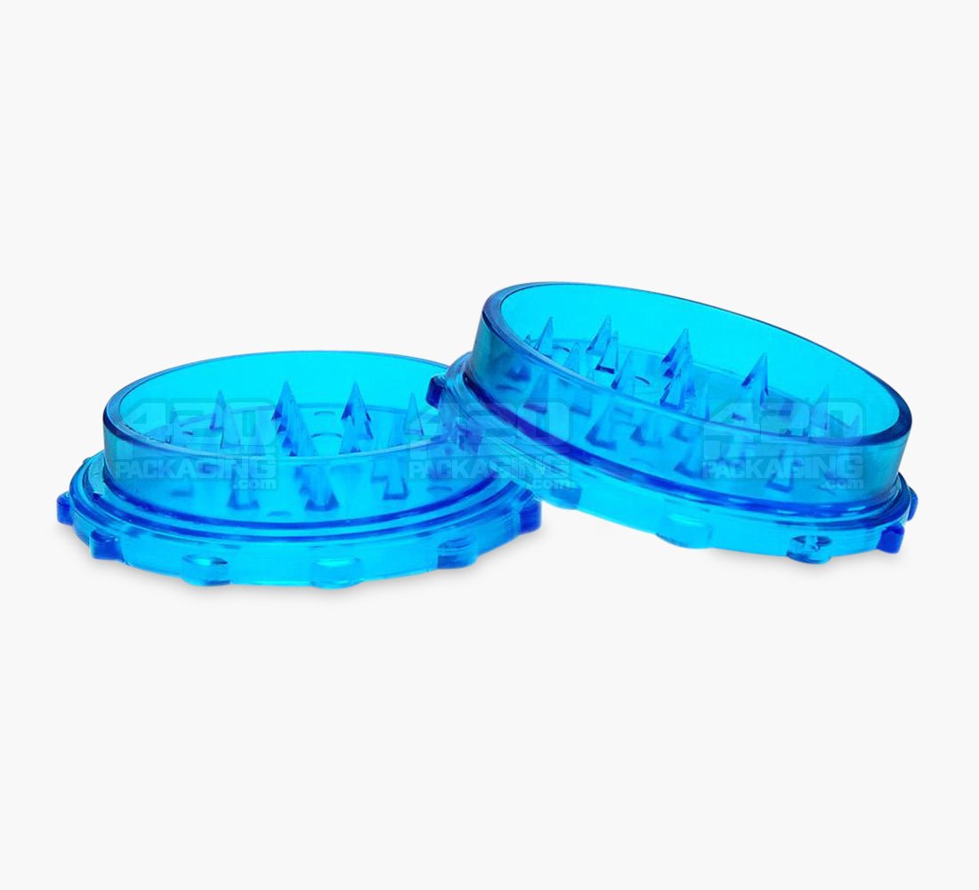 2 Piece 70mm Assorted Light Plastic Grinders 100/Box - 5